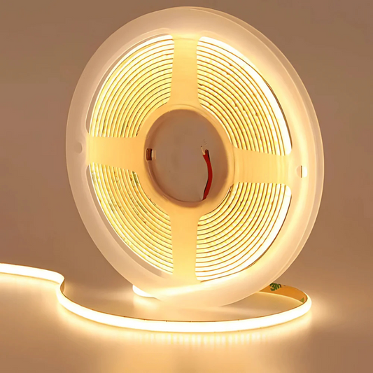 3mm COB Dotless LED Strip Light - Warm White - 5m - 384 LEDs per meter 24v