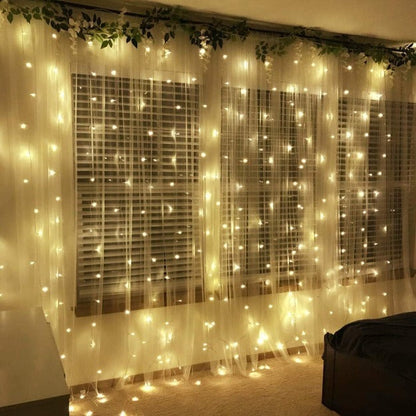 Curtain LED Lights | Warm White | Diwali Decoration