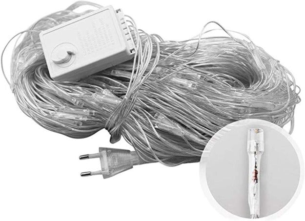 LED String Mesh Net Lights | Warm White | Diwali Decoration