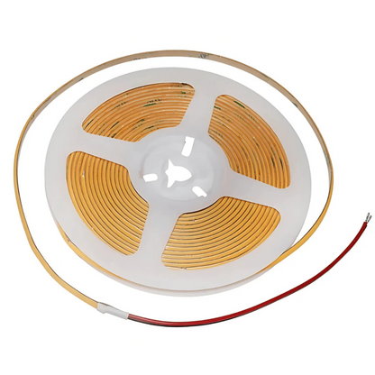 3mm COB Dotless LED Strip Lights - Natural White - 5m - 384 LEDs per meter 24v
