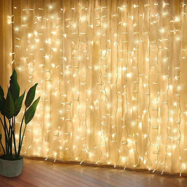 Curtain LED Lights | Warm White | Diwali Decoration