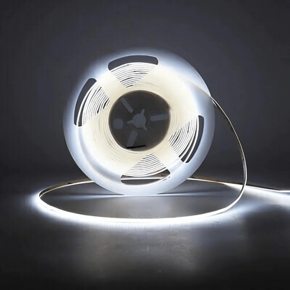 3mm COB Dotless LED Strip Light - White - 5m - 384 LEDs per meter 24v
