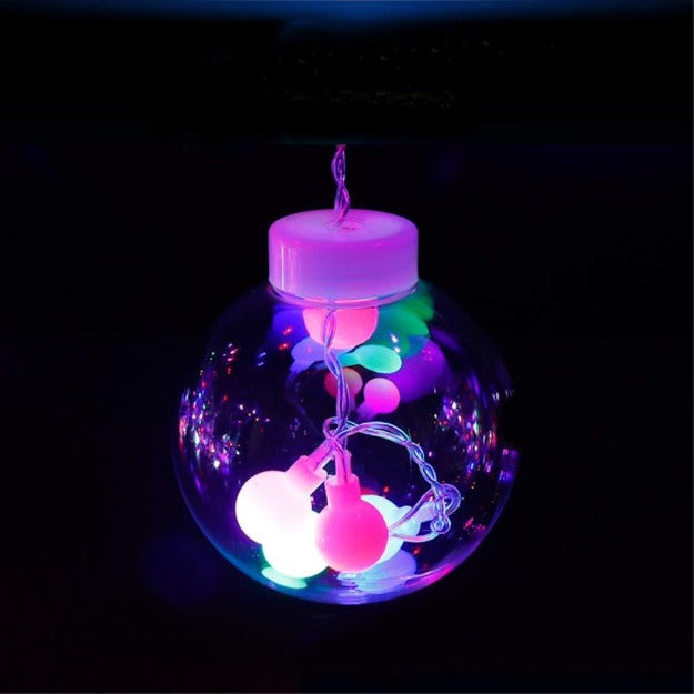 Wish Ball Curtain Lights | 12 Wish Balls | Multi LED | Diwali Decoration